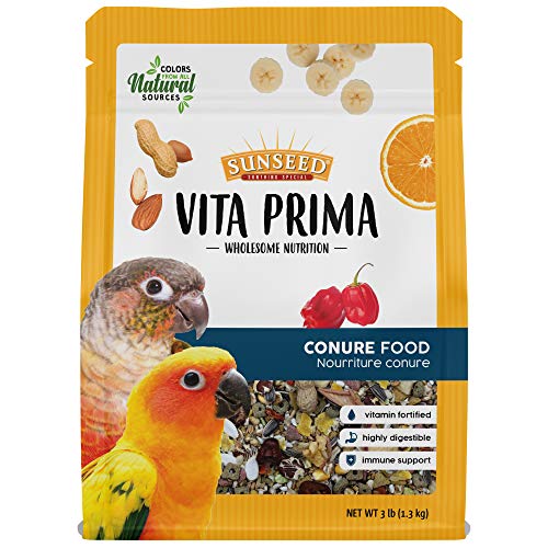 Sunseed Vita Prima Wholesome Nutrition Conure Food, 3 LBS