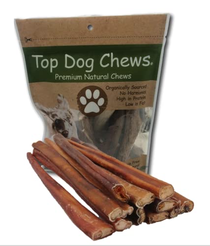 Top Dog Chews 12" Premium Bully Sticks - All Natural Dog Treats (25 Pack) - from