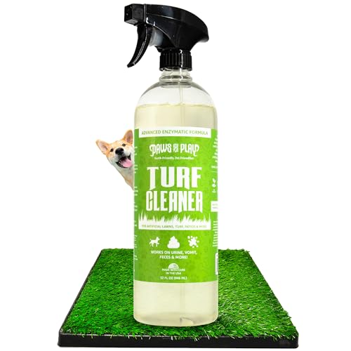 Turf Cleaner - Cleans and Deodorizes Fake Grass | Turf Grass Cleaner for Dog Grass Pad/Artificial Grass Cleaner That Cleans Fake Grass for Dogs | Turf Cleaner for Pet Urine Outdoor (32 Fl Oz)