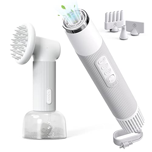 uahpet Pet Dryer for Dog & Automatic Foaming Dog Bath Brush