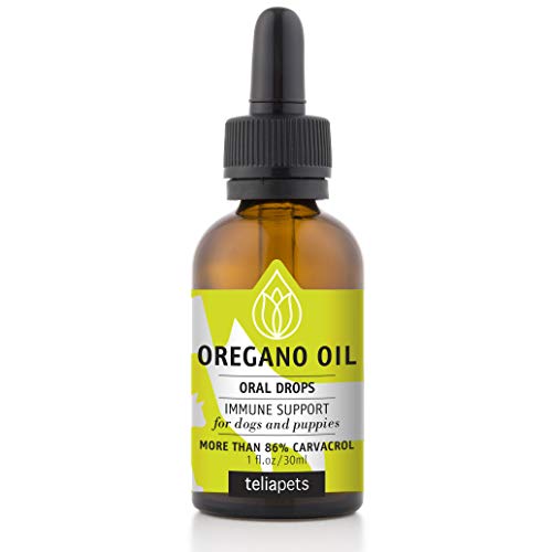 Vetercure Oregano Oil Oral Drops for Pets- Natural Immune Support for Dogs & Puppies- Pet Supplement - Deep Cleansing Action for Perfect Dog Coat, Skin & Overall Health-1 fl.oz