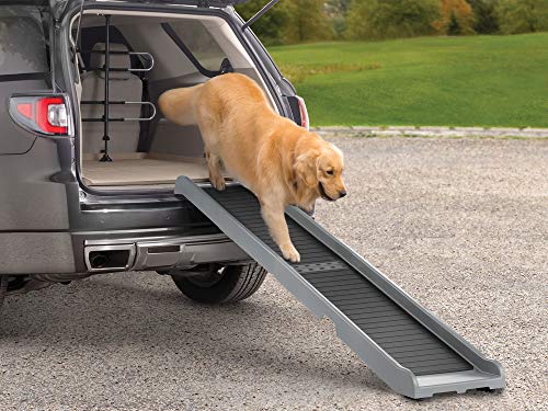 WeatherTech PetRamp - Non-Slip, Portable Dog Ramp for Large Dogs to 300 Pounds, 67" x 15" - Traction Grip Ramp, Easy Access for Pets to Car, SUV, Truck, Bed, Couch & Other Home Areas