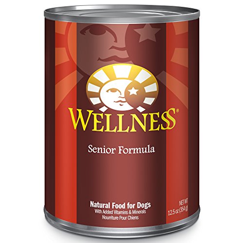 Wellness Complete Health Natural Wet Canned Dog Food, Senior Chicken & Sweet Potato, 12.5-Ounce Can (Pack of 12)