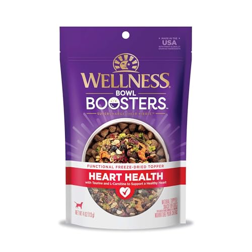 Wellness CORE Bowl Boosters Heart Health Dog Food Topper, 4 Ounce Bag