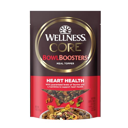 Wellness CORE Bowl Boosters Heart Health Dog Food Topper, 4 Ounce Bag