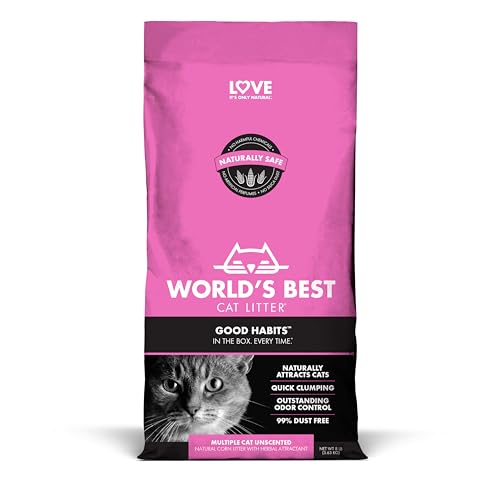 WORLD'S BEST CAT LITTER Good Habits Attractant Cat Litter, 8-Pounds