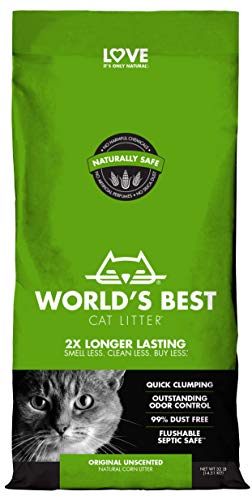 WORLD'S BEST CAT LITTER Original Unscented, 32-Pounds