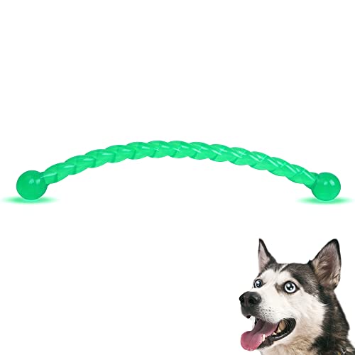 Ycozy Dog Chew Toys 19'' Long for Medium/Large Dogs/Aggressive Chewers Large Breeds, Rubber Dog Rope Toys Knot Teething Toys Almost Indestructible