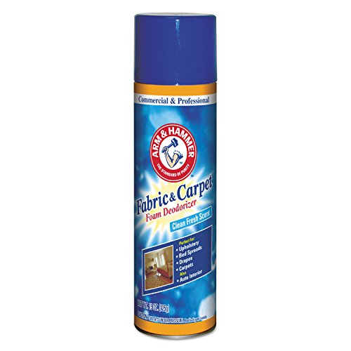 Arm & Hammer DC 33200-84128 CDC3320084128CT Fabric and Carpet Foam Deodorizer, Aerosol (Pack of 6)