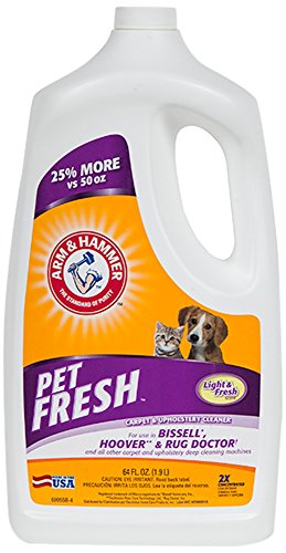 Arm & Hammer Pet Fresh Carpet and Upholstery Cleaner for Deep Clean Machines, 64 oz