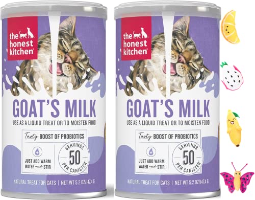 Aurora Pet Bundle Pack (2) The Honest Kitchen Human Grade Goat's Milk for Cats with AuroraPet Cat Toy (Assorted)