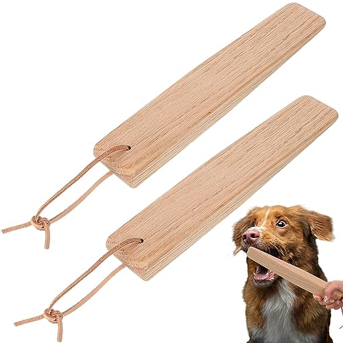 Barydat 2 Pcs Break Stick Dog Fight 10.04'' x 1.77'' x 0.79'' No Bite Dog Stick Toy with Ropes for Training German Shepherd Most Dogs