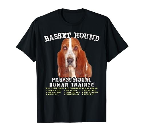 Basset Hound Professional Human Trainer T-Shirt