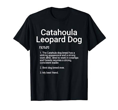 Catahoula Leopard Dog Breed Definition Gift For Leopard Dog T-Shirt