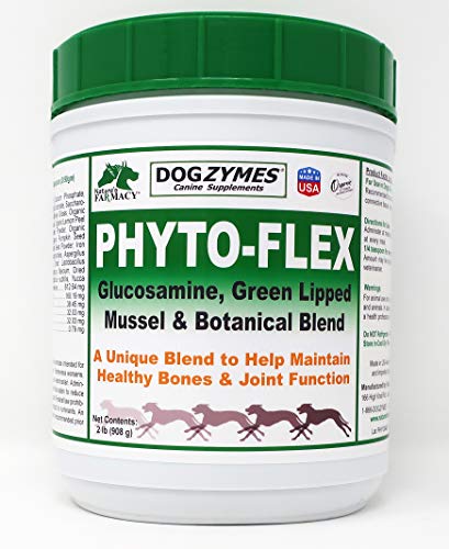 Dogzymes Phyto Flex - Glucosamine, Chondroitin, MSM and Hyaluronic Acid… (2 Pound)