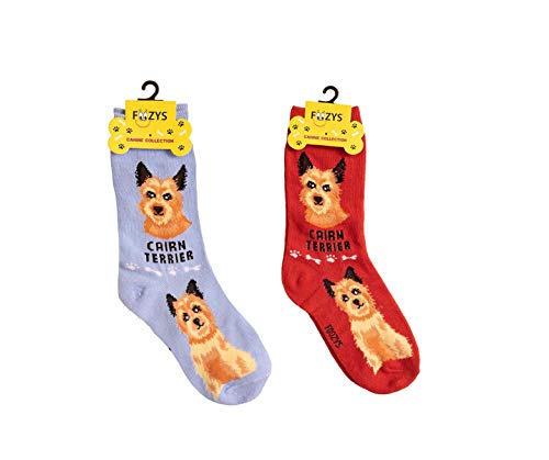 Foozys Unisex Crew Socks | Canine/Dog Collection | Cairn Terrier