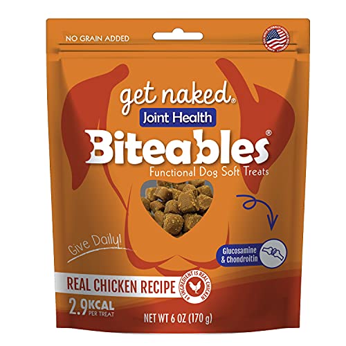 Get Naked Biteables Joint Health Soft Treats for Dogs 6oz