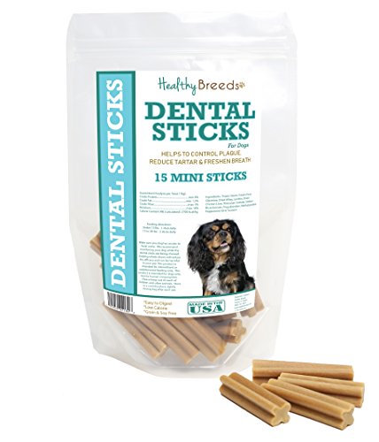 Healthy Breeds Cavalier King Charles Spaniel Dental Sticks Minis 15 Count