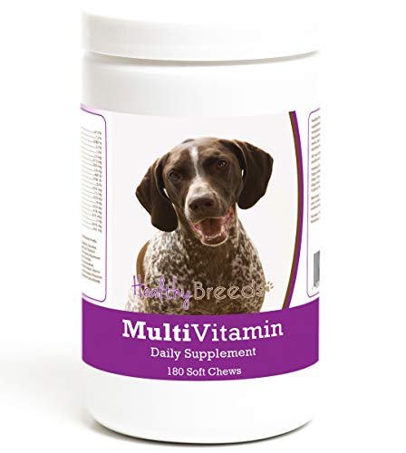 Healthy Breeds German Shorthaired Pointer Multivitamin Soft Chew for Dogs 180 Count