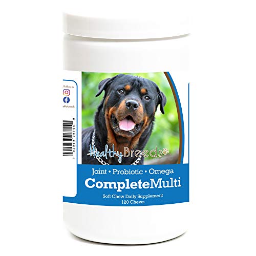 Healthy Breeds Rottweiler All in One Multivitamin Soft Chew 120 Count