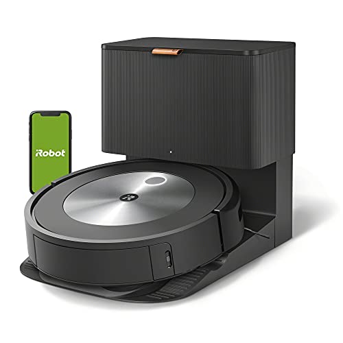 iRobot Roomba j6+ Self-Emptying Robot Vacuum – Identifies and Avoids Pet Waste & Cords, Empties Itself for Up to 60 Days, Smart Mapping, Compatible with Alexa, Ideal for Pet Hair