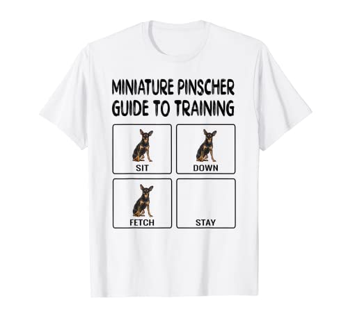 Miniature Pinscher Guide To Training Dog Obedience T-Shirt