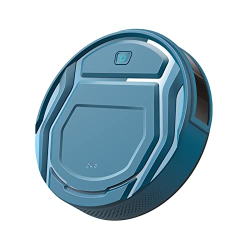 OKP Robotic Vacuum Cleaner, WiFi/App/Alexa, Robot Vacuum Cleaner with Schedule, Accurate Obstacle Crossing, Self-Charging, Slim Design, Quiet, Perfect for Hard Floors, Pet Hair, Carpets