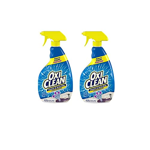 OxiClean Carpet and Area Rug Stain Remover Spray, 24 Ounce 2 Pack