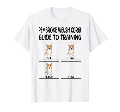 Pembroke Welsh Corgi Guide To Training Dog Obedience T-Shirt