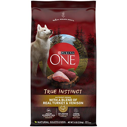 Purina ONE True Instinct with a Blend of Real Turkey and Venison Dry Dog Food - 7.4 lb. Bag