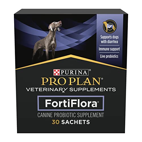 Purina Pro Plan Veterinary Supplements FortiFlora Dog Probiotic Supplement, Canine Nutritional Supplement - (6) 30 ct. Boxes