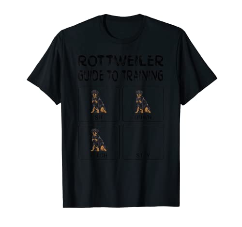 Rottweiler Guide To Training Dog Obedience T-Shirt