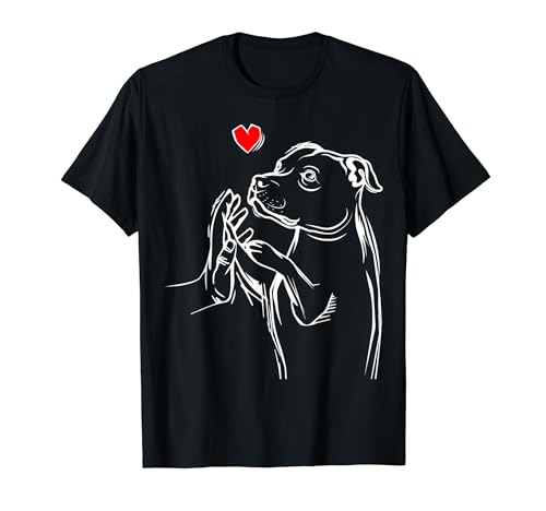 Staffordshire Bull Terrier Dog Love Women Girls T-Shirt