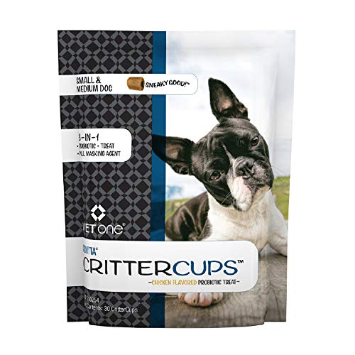 VetOne Advita CritterCups 3 in 1 Probiotic Treats for Small to Medium Dogs 30 Count