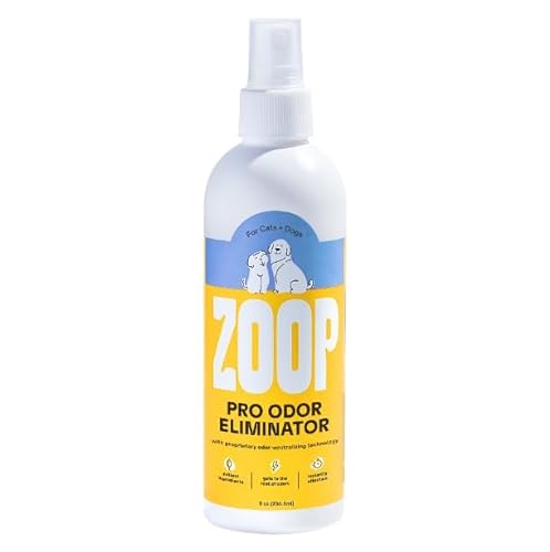 Zoop Pet Odor Pro Eliminator Spray for Strong Pet Odors, Natural, Powerful Heavy Duty Formula. Removes Pet Urine Odor, Safe for All Surface - 8 OZ
