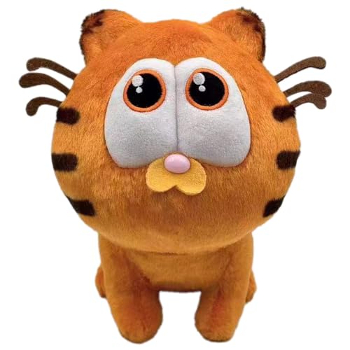 2024 New The Garfield Movie Plush 7.8" Cute Garfield Plushies Odie Plush Yellow Dog PlushToy Orange Fat Cat Stuffed Animals Soft Plushies, Vic Throw Pillow Doll Toy Easter Birthday Gift (Garfield)