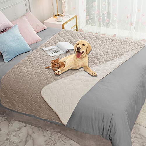 Ameritex Waterproof Dog Bed Cover Pet Blanket for Furniture Bed Couch Sofa Reversible