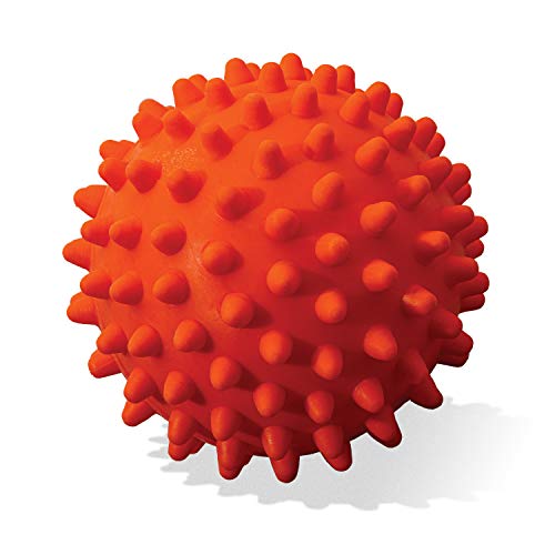 Franklin Sports Ready Set Fetch All Weather Ball - Launcher Ball - Slobber and Water Resistant,Orange