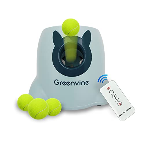 Greenvine Automatic Ball Launcher Dog Ball Thrower Chuck it Fetch Machine