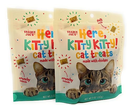 Here Kitty Kitty Cat Treats by Trader Joes 5 oz (142g) - Pack of 2