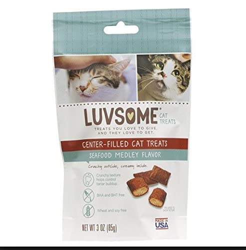 Luvsome Cat Treats Seafood Medley Flavor