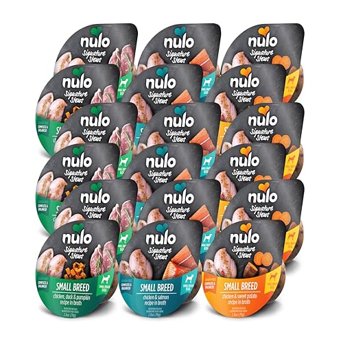 Nulo Small Breed Dog Signature Stew Variety Pack, 12 x 2.8 oz Cup