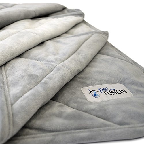 PetFusion Premium Dog Blanket, Cat Blanket | Ultra Soft Pet Blanket Available in Plush or Quilted, 2 Colors (Grey, Brown) | Perfect Blanket for Small Dogs & Large Dogs. 12 Month Warranty