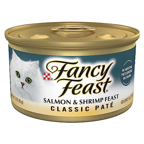 Purina Fancy Feast Classic Grain Free Wet Cat Food Pate - (24) 3 oz. Cans
