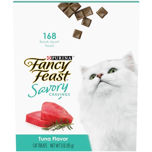 Purina Fancy Feast Limited Ingredient Cat Treats, Savory Cravings Tuna Flavor - 3 oz. Box