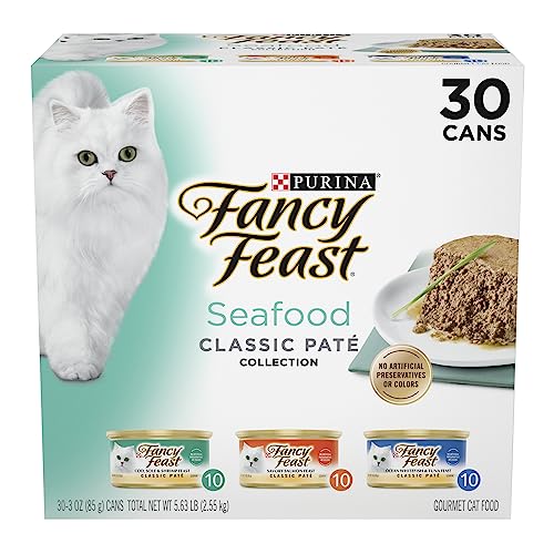 Purina Fancy Feast Seafood Classic Pate - (30) 3 oz. Cans