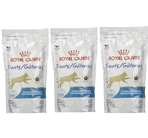 ROYAL CANIN Adult Hydrolyzed Protein Cat Treats 7.7 oz (Pack of 3)