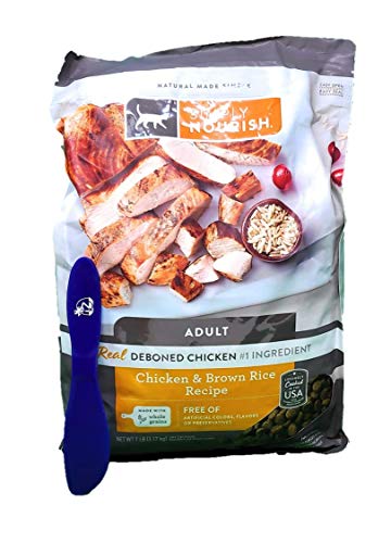 SIMPLY NOURISH Adult Dry Cat Food, Chicken and Brown Rice 7 Pounds and Especiales Cosas Mixing Spatula