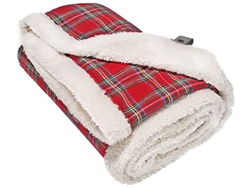 suddus Christmas Dog Blankets for Large Dogs Washable, Cozy Calming Cat Blanket for Indoor Cats Dog Crate Blanket with Reversible Plush, Fluffy & Soft Dog Blanket for Pet Blanket for Dogs (48"X36")