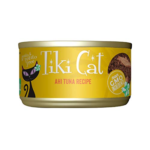 TIKI Cat Canned Food for Cats, Hawaii Grill Ahi Recipe (Pack of 12 2.8-Ounce Cans)